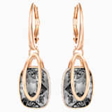 Gray, rose-gold tone plated
