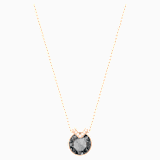 Gray, rose-gold tone plated