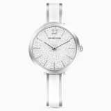 White, stainless steel