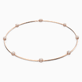 Constella ネックレス, ラウンドカット, ホワイト, ローズゴールドトーン・プレーティング | Swarovski