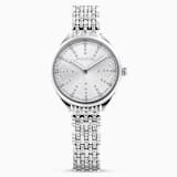 White, stainless steel