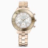 White, gold-tone PVD