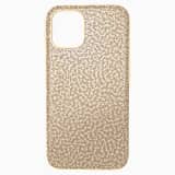 High smartphone case, iPhone® 12 Pro Max, Rose gold tone | Swarovski