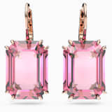 Pink, rose-gold tone plated