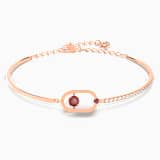 Red, rose-gold tone plated