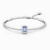 Blue, rhodium plated