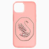 スマートフォンケース, スワン, iPhone® 13 Pro, ブルー | Swarovski