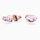 Pink, rose-gold tone plated