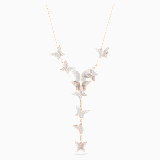 Blanc, métal doré rose