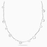 Blanc, métal rhodié