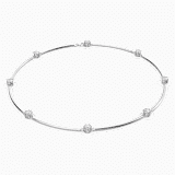 Blanc, métal rhodié