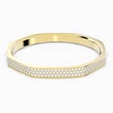 White, gold-tone plated
