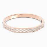 White, rose-gold tone plated