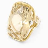 Brown, gold-tone plated