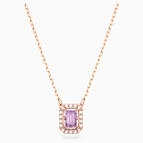 Millenia ネックレス, オクタゴンカット, パープル, ローズ Millenia ネックレス, オクタゴンカット, パープル, ローズ