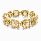 Brown, gold-tone plated