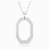 Blanc, métal rhodié