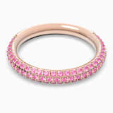 Pink, rose-gold tone plated