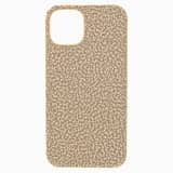High smartphone case, iPhone® 13, Black | Swarovski