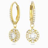 White, gold-tone plated