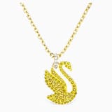 Yellow, gold-tone plated