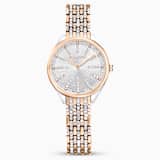 Attract watch, Swiss Made, Pavé, Crystal bracelet, Rose gold