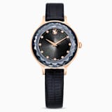 Black, rose-gold tone PVD