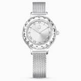 Silver tone, stainless steel