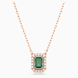 Vert, métal doré rose