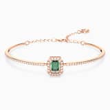Vert, métal doré rose