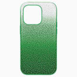 High smartphone case, iPhone® 14 Pro, Black | Swarovski