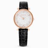 Black, rose-gold tone PVD