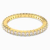 White, gold-tone plated