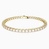 White, gold-tone plated