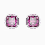 お買い得商店街 Birthstone スタッドピアス, ブルー 12月, スクエア・カット, その他