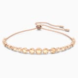 Imber Emily Tennis bracelet, Round cut, White, Rhodium