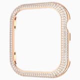 White, rose-gold tone plated