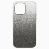 High smartphone case, iPhone® 14 Pro Max, Silver Tone