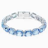 Millenia Tennis ブレスレット, オクタゴンカット、カラーグラデーション, ブルー, ロジウム・プレーティング | Swarovski Millenia Tennis ブレスレット, オクタゴンカット、カラーグラデーション, ブルー, ロジウム・プレーティング | Swarovski