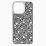 High smartphone case, iPhone® 16 Pro Max, Silver tone