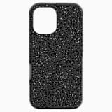 High スマートフォンケース, iPhone® 16, ブラック | Swarovski