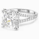 スワロフスキーStilla リング スクエア・カット Stilla リング, スクエアカット、パヴェ, ホワイト, ゴールド