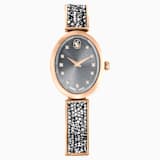 Gray, rose-gold tone PVD