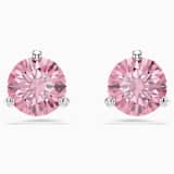 Swarovski スワロフスキー ピアス レディース 5725002 Solitaire Solitaire スタッドピアス, ラウンドカット, ブルー, ロジウム
