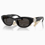 サングラス, ピローシェイプ, ブラック | Swarovski