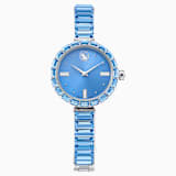 Blue, stainless steel