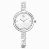 Silver tone, stainless steel