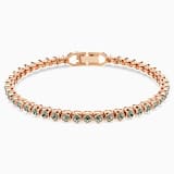 Black, rose-gold tone plated