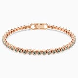 Black, rose-gold tone plated