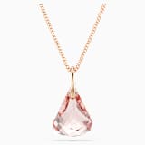 Pink, rose gold-tone plated